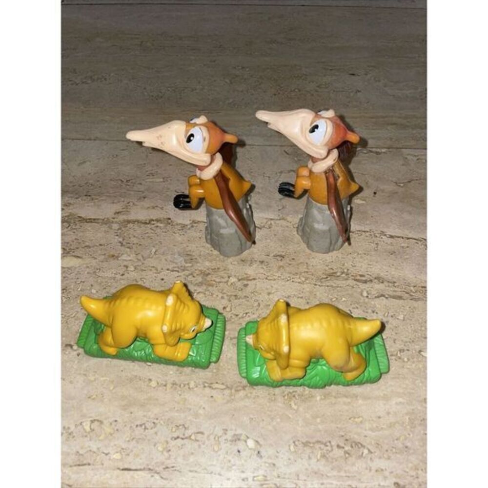 Lot Of 4 1997 Burger King Kids Club The Land Before Time Toys